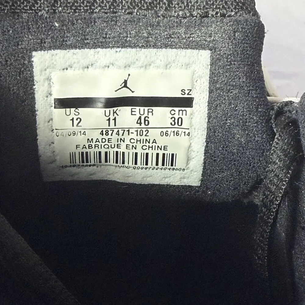 Size 12 - Air Jordan 14 Retro 2014 Black Toe 487471-102